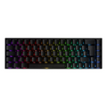 Tastatura mecanica de gaming wireless DELTACO GAMING, taste frontale cu laser, RGB, Kailh Red, N-key rollover, negru (GAM-100-UK)