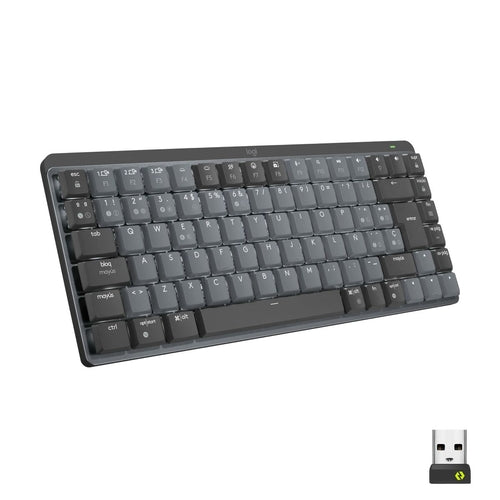 Bluetooth Keyboard Logitech 920-010780 English EEUU Black Grey QWERTY