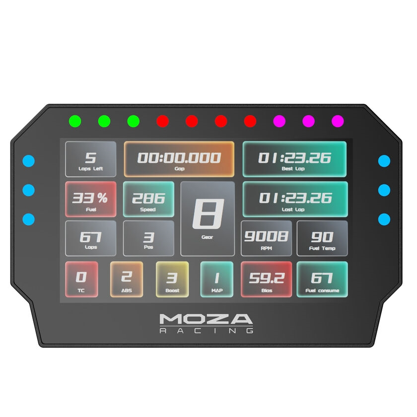 Moza Racing RS072 herný ovládač Čierna Digitálny PC (RS072)